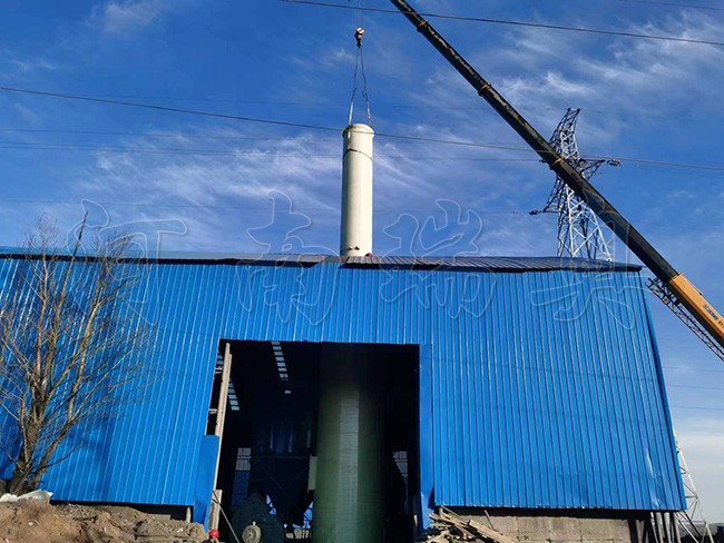 內(nèi)蒙古大型煤泥烘干機(jī)項(xiàng)目安裝現(xiàn)場